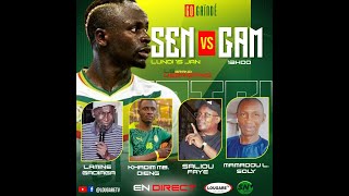 Can 2023 Debrief Sénégal vs Gambie 30 avec Saliou Faye lamine Gadiaga et Lamine Soly [upl. by Oznofla475]