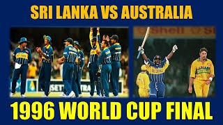 1996 World Cup Final  Sri Lanka vs Australia [upl. by Arbed]