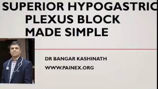 Superior hypogastric plexus block under fluroscopy  c arm guidance by Dr Bangar Kashinath  Painex [upl. by Adnawak905]