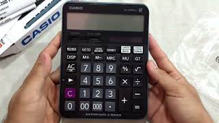 Penampakan Kalkulator Casio DJ120D Plus Check amp Recheck  300 step Check [upl. by Cathe]