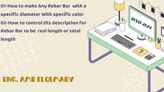 05 Color for Rebar Bar amp Rebar Bar to be real length or total length [upl. by Yatnuhs]