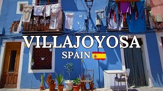 Villajoyosa Spain  4K Walking Tour 2023 [upl. by Ahsinot]