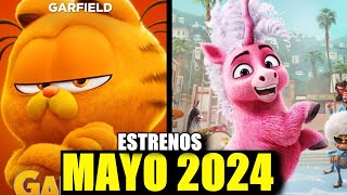 PRÓXIMAS PELÍCULAS ANIMADAS Y CARICATURAS QUE SE ESTRENAN EN MAYO 2024 [upl. by Ianahs744]