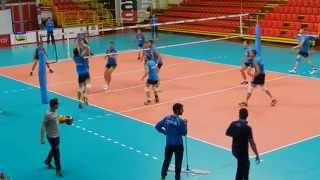 Nazionale Italiana Pallavolo Maschile  Allenamento al Palayamamay [upl. by Rikahs]