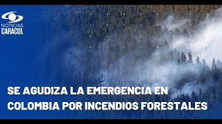 Se agrava emergencia por incendios forestales en Colombia [upl. by Dag]