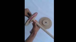 how to make a cardboard firki  best out of waste  charkhi for kite festival shorts youtubeshorts [upl. by Artus]