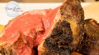 Crusted Prime Rib Roast of Beef Recipe  Temperature and Cooking Times for all Sizes [upl. by Imorej985]