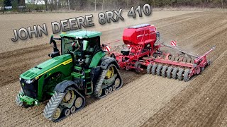 John Deere 8RX 410 amp Horsch Pronto 9 DC  EUROFARMS AGROB sro [upl. by Lehsreh]