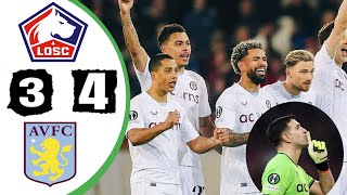 Aston villa Vs Lille   4 3  Penalty Shotouts  EXTENDS Highlights  2 1 [upl. by Shiroma]