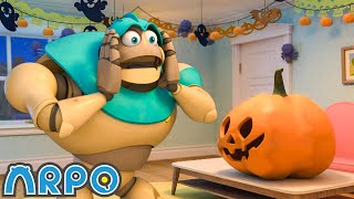 The Rise Of The Pumpkin Halloween Special  ARPO  Educational Kids Videos  Moonbug Kids [upl. by Nirrok24]