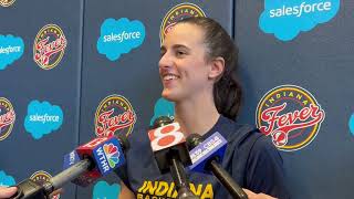 Caitlin Clark on meeting Aaron Judge having an Iowa State Fair butter sculpture during WNBA break [upl. by David]