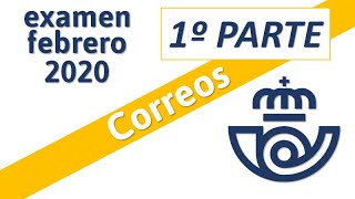 ★ EXAMEN ★ Prueba extra Feb20 │1º parte 135│Reparto y Agente clasificación │Oposiciones Correos [upl. by Ogren525]