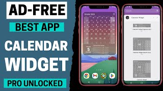 Best Free Calendar Widget App for Android [upl. by Durno]