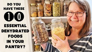 10 Essential Dehydrated Foods You Need in Your Pantry [upl. by Ecnedurp]