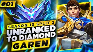 Unranked to Master Garen  Season 13 Garen Gameplay Guide  Builds  Best Garen Builds  Garen Runes [upl. by Ruben]