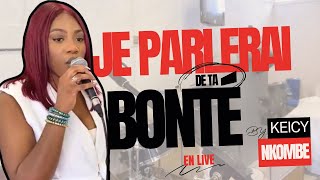 Je parlerai de ta bonté version live par Keicy NKOMBE [upl. by Znarf4]