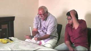 Dowsing Charts amp Lecher Antenna demo by Guru ji  7396134001 [upl. by Eidnac138]