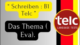 Schreiben B1 Telc   Eva [upl. by Auqinaj745]