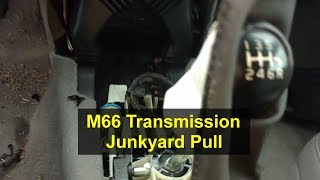 Information on pulling a M66 FWD transmission from a Volvo S40  VOTD [upl. by Yntrok]