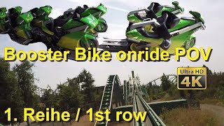 Toverland Booster Bike  4K OnRide POV 2018 – 1 Reihe  1st row Booster bike toverland onride 2018 [upl. by Hoseia]