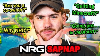 The Real Reason Sapnap Joined NRG Official Sapnap Interview [upl. by Edlin]