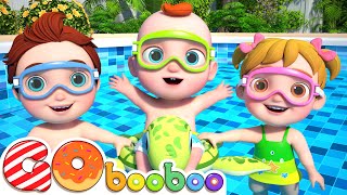 Swimming Song  Yuk Belajar Berenang Bersama  Lagu Anakanak  Gobooboo Bahasa Indonesia [upl. by Tterej]