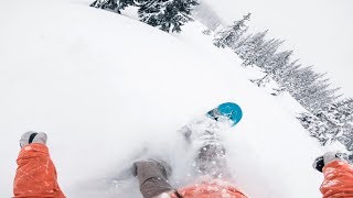 Powder Dreams  POV Snowboarding [upl. by Nnylyam]