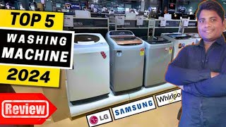 Top 5 Best Washing Machine 2024in India  Best Top load washing machine [upl. by Bridgette]