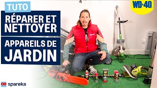 Comment réparer et entretenir ses appareils de jardin avec du WD40 [upl. by Eidderf]