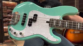 New Lakland 4464 Custom PJ Seafoam Green [upl. by Tunnell]