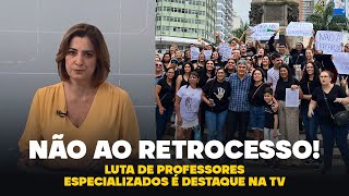 📺 Globo repercute ato em defesa da educação especial [upl. by Darren855]