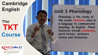 TKT Module 1  Unit 3  Phonology 1  How to be a qualified English teacher [upl. by Ahseket]