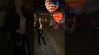 Balloon festival and laser show salisbury NC ￼balloonshow lasershows salisburync fyp [upl. by Retsae]