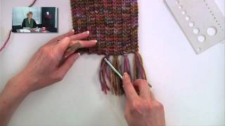 Knitting Help  Adding Fringe [upl. by Krik]