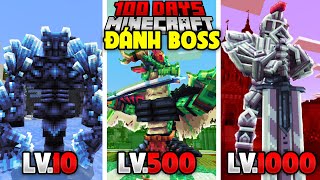 100 DAYS TRONG THẾ GIỚI BOSS MINECRAFT [upl. by Athelstan]