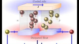 Peltier Effect Thermoelectric cooling [upl. by Ellerehc989]