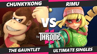 The Throne 2 Gauntlet 2  ChunkyKong Donkey Kong Vs Rimu Min Min Smash Ultimate  SSBU [upl. by Rowland]