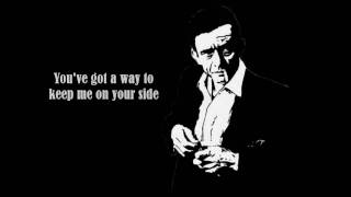 Johnny Cash  I Walk The Line  LYRICS [upl. by Margetts]