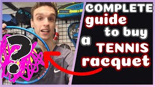 How to find the PERFECT racquet Alex Tennis [upl. by Suinuj]