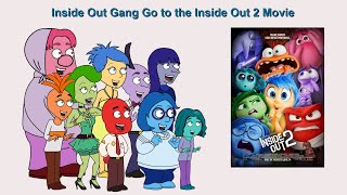 Inside Out Gang Go to the Inside Out 2 Movie [upl. by Arratoon]