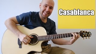 Casablanca  Fingerstyle Guitar Cover [upl. by Neeroc]