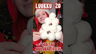 LUUKKU 20 Lumilyhty koriste sisälle 🤩❄️ DIY [upl. by Nerej515]