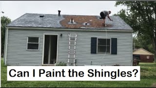 Painting an Asphalt Shingle Roof with Behr Multi Surface Roof Paint [upl. by Ingunna]