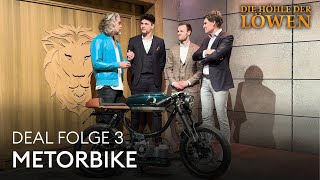 DEAL Metorbike  ElektroMotorrad im Café Racer Look 🏍️  Folge 3  Die Höhle der Löwen [upl. by Immot]