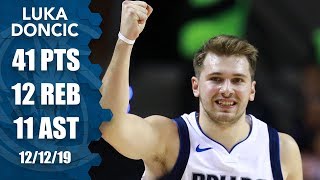 Luka Doncic shines with 41point tripledouble in Mexico City  201920 NBA Highlights [upl. by Archibaldo]