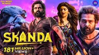 Ram Pothinenis  SKANDA  New Released South Indian Hindi Dubbed Movie 2024  Sreeleela [upl. by Barny]