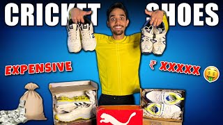 MY CRICKET SHOES UNBOXING😍 Expensive Cricket Shoes🔥 Cricket Cardio 500K Giveaway🎁 [upl. by Alemap588]