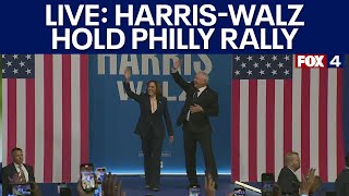 LIVE Harris Walz Pennsylvania Rally  FOX 4 [upl. by Haiel]