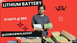 Wholesale Lithium ion battery In Delhi  Lithium Battery Price 8rs 600MAH 1500MAH 2000MAH 2200MAH [upl. by Enaywd]