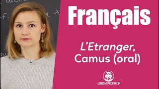 LÉtranger Camus  préparation à loral  Français  1re  Les Bons Profs [upl. by Yauqram]